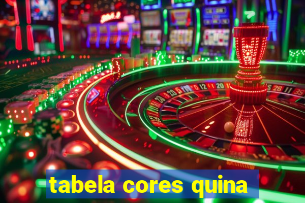 tabela cores quina